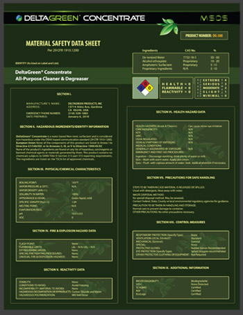 DG-300 MSDS