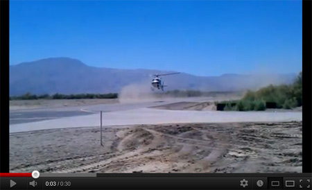 Helicopter Landing Site Before PM10-50